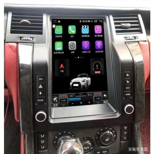 For Land Range Rover Sport 2005-2009 Android stereo Eight core Tesla style Car Dvd Multimedia Player Auto GPS Navigation