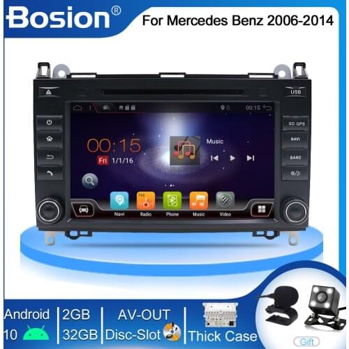 Bosion 2din Android 10 For Mercedes Benz Sprinter B200 W209 W169 W169 B-class W245 B170 Vito W639 2 DIN Car DVD player Radio gps