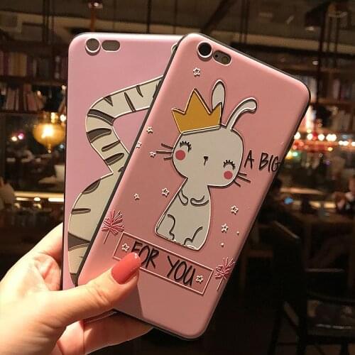 3D Embossed Phone Case For iPhone X XS XR 11 12 Pro MAX 6 7 8 Plus Capa Soft TPU Back Covers Cute Painted Matte Phone Cases