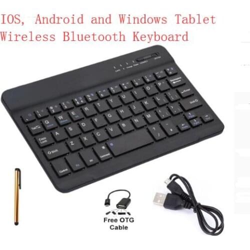 Bluetooth Keyboard Cartoon Case for Universal Tablet 9.7 inch 10 inch 10.1 inch Tablet PC Stand Magnetic PU Leather Cover