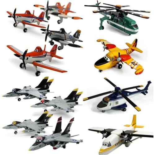 Disney Pixar Planes No.7 Dusty Crophopper Metal Diecast Toy Plane 1:55 Pixar Aircraft mobilization toys gift Free Shipping
