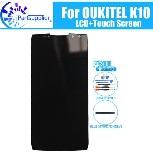 6.0 inch OUKITEL K10 LCD Display+Touch Screen 100% Original Tested LCD Digitizer Glass Panel Replacement For OUKITEL K10