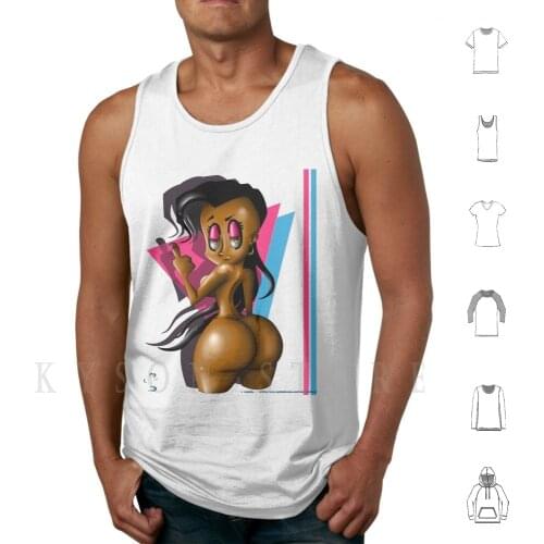 Want Some Chocolate ? Tank Tops Vest Sleeveless Booty Ass Chocolate Big Ass Big Booty Nalgas Sexy Sensual Erotic Punk Emo