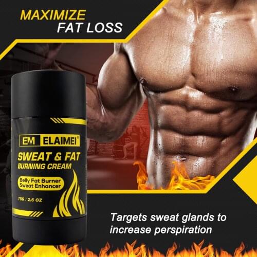 Slimming Cream Belly Fat Burner Sweat Enhancer Burning Cream Weight Loss Abdomen Cream Abdominal Muscle Cream 75g