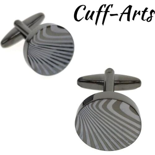 Round Cufflinks For Mens Cuff Links 2018 Tie Clip Men Jewelry High Quality Gemelos Vintage Cufflink By Cuffarts C20049