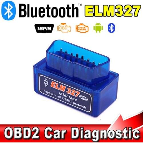 Mini Code Reader Scan Tool Bluetooth Interface V2.1 ELM327 OBD2 Car Scanner Diagnostic-Tool OBDII OBD 2 For Android Phones