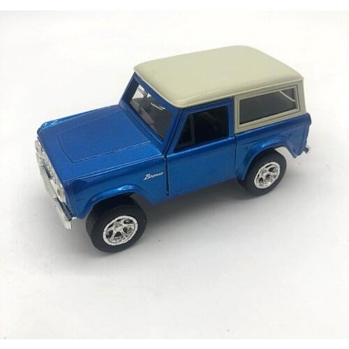 1:32 Scale Jada1973 Ford Classic Off-road Vehicle Bronco Simulation Alloy Car Model Collection Decoration Gifts Kids Toys Boys