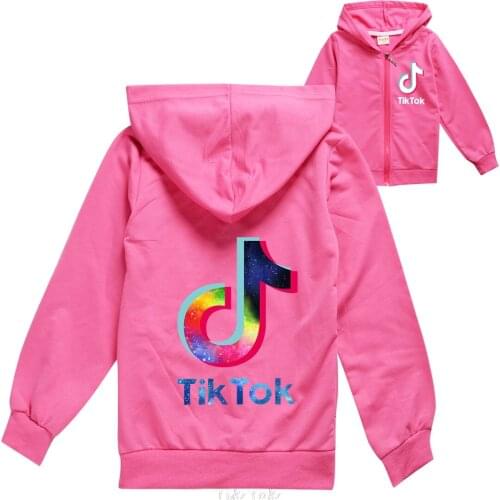 New Tik Tok Childrens Printed Hoodies Sweater Kids Clothes Baby Girl Sweatshirt Boys Girls Costume Kids Tops Tee