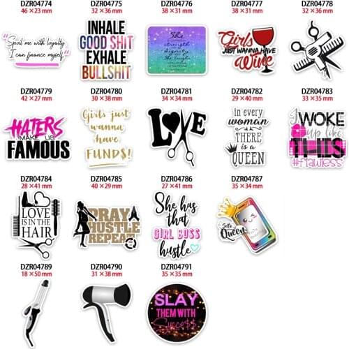 Flatback Resin Planar Acrylics Assorted Hair Stylist Makeup Money Kawaii Cabochon