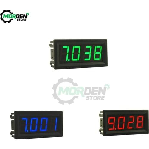 DC 0-100V 0-10A 0.56 Inch Mini 4 Bit Digital Voltmeter Ammeter LED Display Panel Voltage Current Detector Tester Meter Dropship