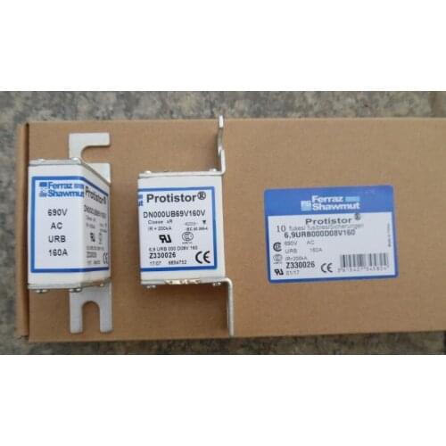 Fuses: DN000UB69V80V 6,9 URB 000 D08V/080 W330023 / DN000UB69V100V X330024 / DN000UB69V125V Y330025 / DN000UB69V160V Z330026