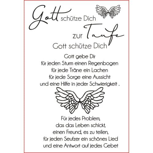 German wing Transparent Clear Silicone Stamp/Seal for DIY scrapbooking/photo album Decorative clear stamp