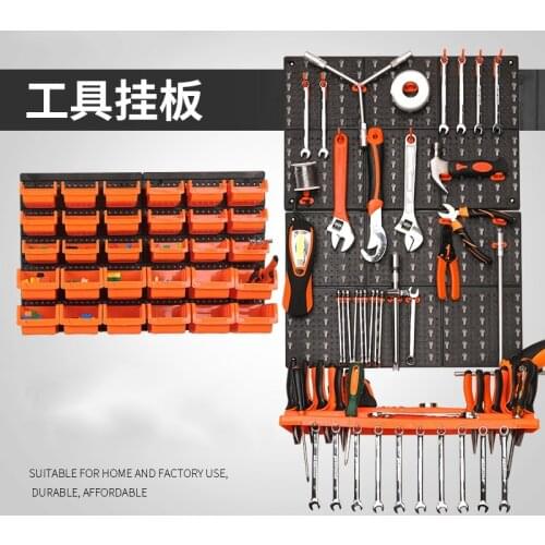 Adjustable 90 Degree Angle Clamp Right Tool hanging plate hole plate plastic hook toolbox wall hardware Parts box Screw wrench c