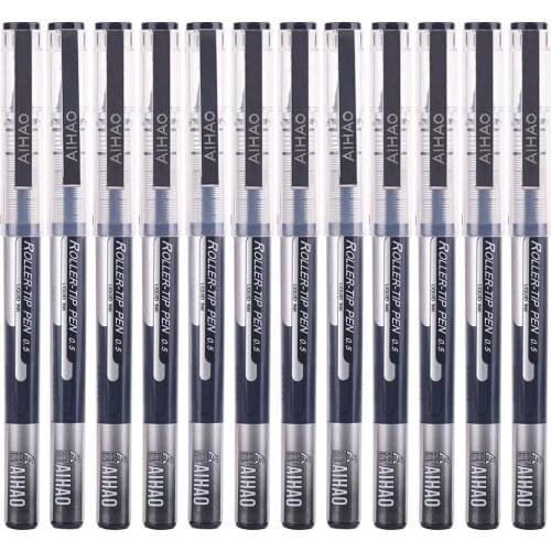 AIHAO 48761 Erasable Gel Pen 0.5mm Fine Point With Silica Eraser Original Box