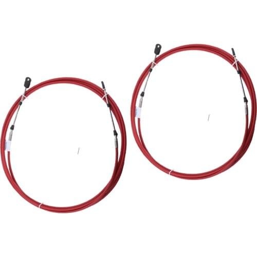 Pieces 14Ft Throttle/Shift Remote Control Cable for Yamaha Outboard for Smooth Easy Shifting