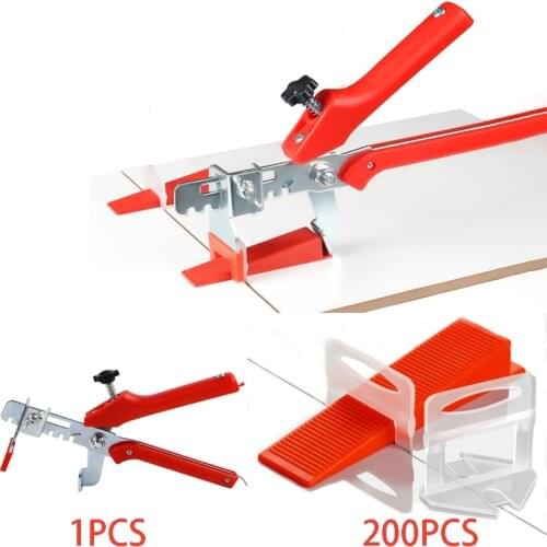 201PCS tile leveling system is used for ceramic tile and floor tile laying construction tools 1-3mm svp for laying tiles tools