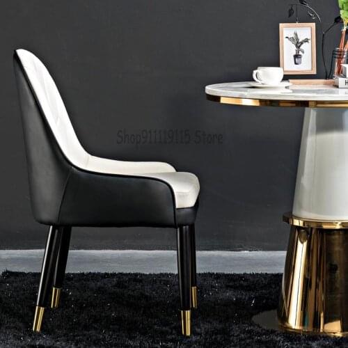 Light Luxury Dining Chair In Northern Europe Simple Dining Table And Chair For Family