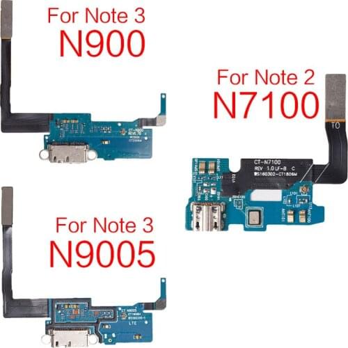 1pcs USB Charging Dock Connector For Samsung Galaxy Note 2 3 N7100 N900 N9005 Charger Port Data Flex Cable Replacement Parts