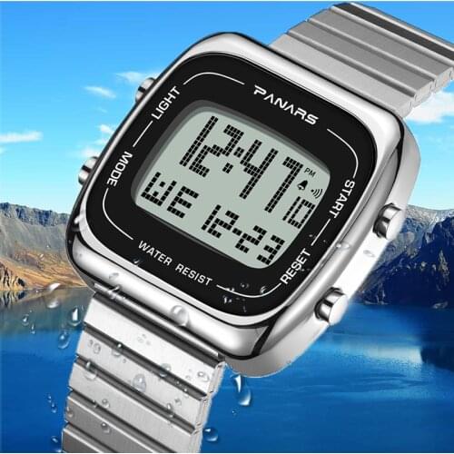 Waterproof Watches SYNOKE Brand Electronic Digital Watches Fashion Metal Case Military Watch Men Watch Reloj Hombre 2020 New