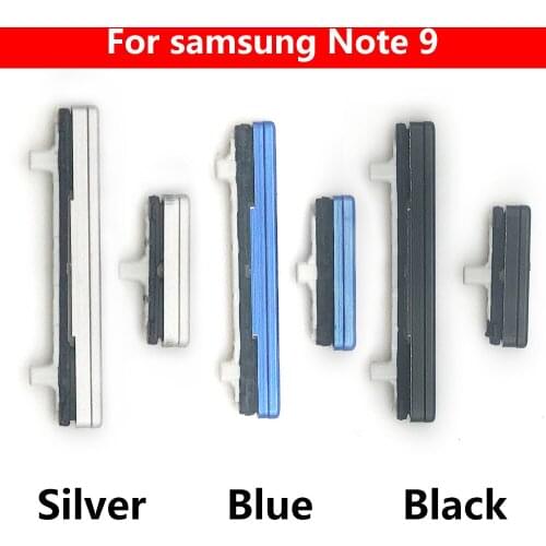 Replacement New Power On / Off Side Key Buttton + Volume Up Down Side Button For Samsung Galaxy Note 9 10 Plus