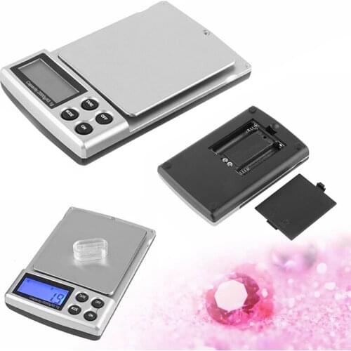 2000g x 0.1g Digital Scale Jewelry Gold Silver Coin Grain Gram Pocket Size Herb