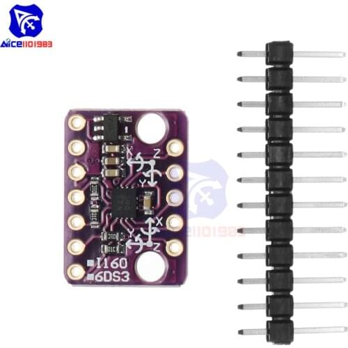 Diymore BMI160 6-axis Palstance Accelerometer Gyroscope Gravity Sensor PMU I2C SPI for Arduino