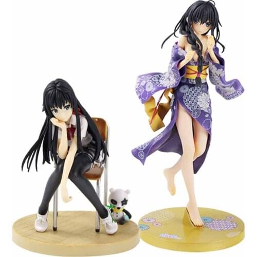 15-25cm Anime Figures My Youth Romantic Comedy is Wrong Yukino Yukinoshita Action Figure PVC Model Toys