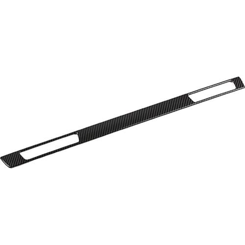 Carbon Fiber Dashboard Cup Holder Decoration Strips Trim Stickers For-BMW 3 Series E90 E92 2005-2012 LHD
