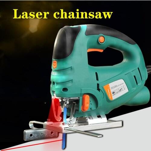 Electric jig saw woodworking electric tools laser chainsaw multi-function household hand chainsaw cutting machine