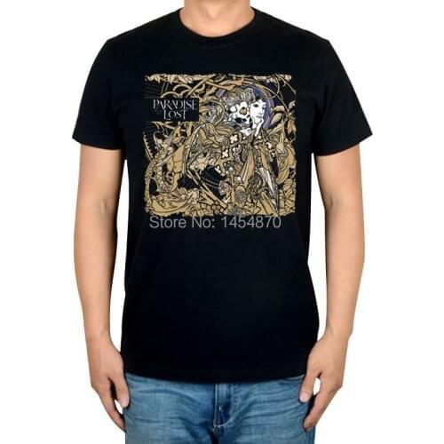 Streetwear Cool Paradise Lost Tragic Idol Rock Brand t shirt Cotton Punk fitness Hardrock Metal black shirts skateboard