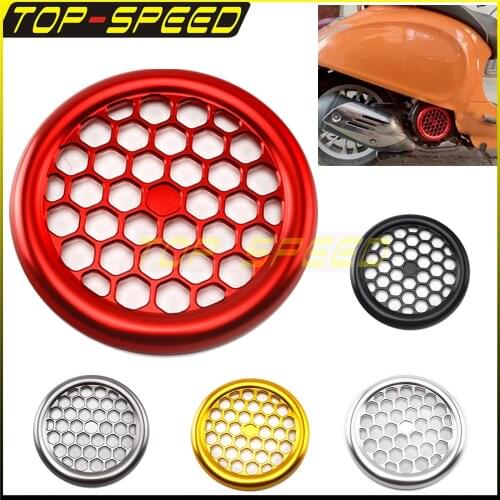 Motorcycle Engine Cover Fan Protector Radiator Guard Round Crash Side Guard For VESPA Sprint Primavera LXV LX 150CC Series