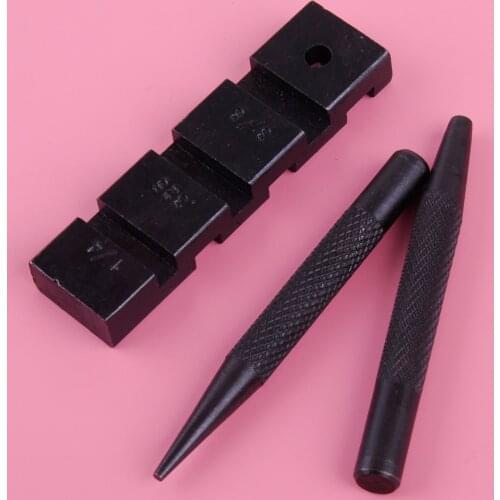 LETAOSK 3pcs Portable Chainsaw Bar Chain Link Rivet Punch Breaker And Joiner Tools Set