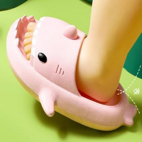Shark Summer Baby shoes boys and girls solid color slippers, soft non-slip soles, newborn beginners and toddlers casual slippers