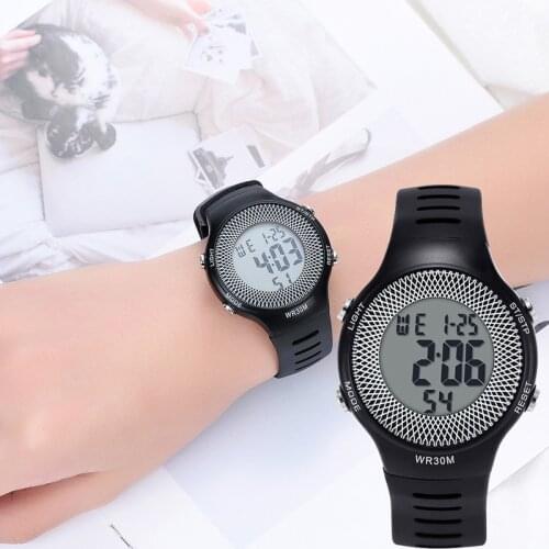 Fashion Women Digital Watch Waterproof Casual Clear Display Electronic Watch d88