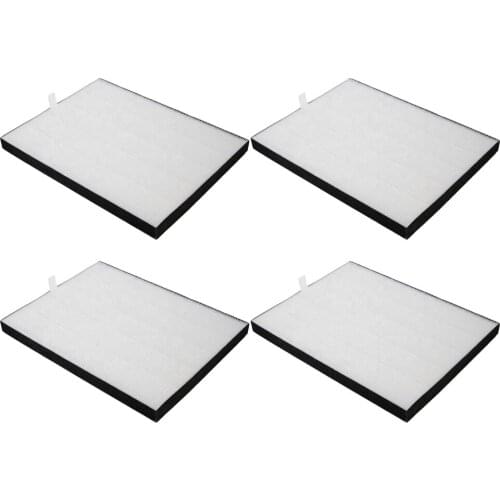 Set Of 4, HEPA Filters Parts For Sharp Cleaner Household White
