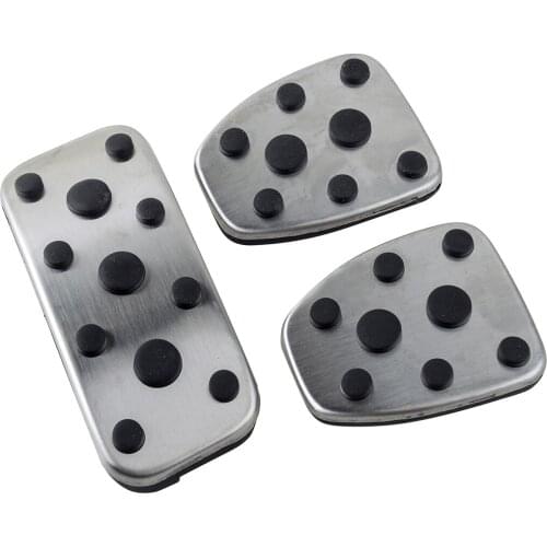 1 Set MT Clutch Brake Accelerator Pedals Pads Covers Car Accessories Fit For Subaru Forester XV Impreza Outback Legacy 2013 2014