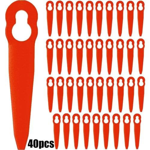 1 Set Of 40 Pcs Plastic Blades For STIHL FSA 45 Cordless Strimmer Grass Trimmer Replacement Plastic Cutter Blades