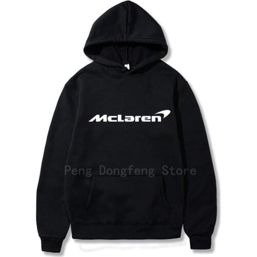 2020 Hot Selling Mens and Womens Fashion Print Loose Hoodie F1 McLaren Oversized Printed Round Neck Oversized Hoodie Sweater