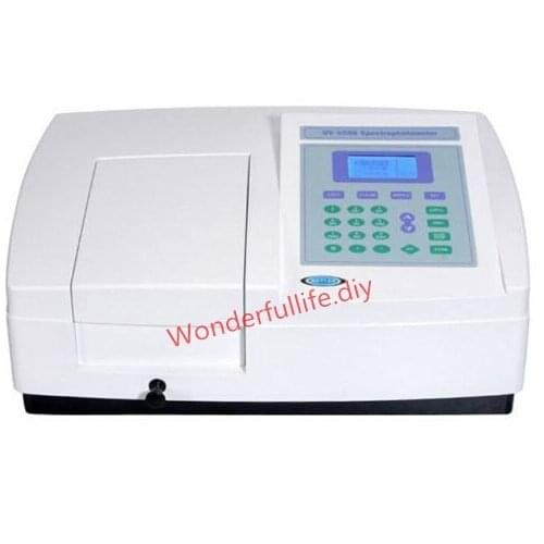 UV/VIS Ultraviolet Visible Spectrophotometer Single Beam(190-1100nm,+-1nm,0.5nm)