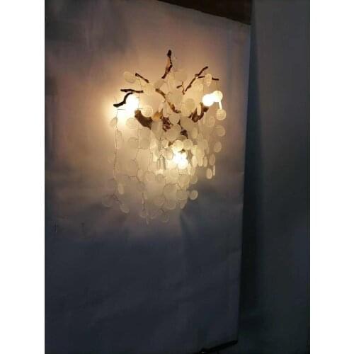 Villa Duplex Building Light Luxury Full Copper Branch Restaurant Chandelier Designer Club Sales Counter Commercial Lighting