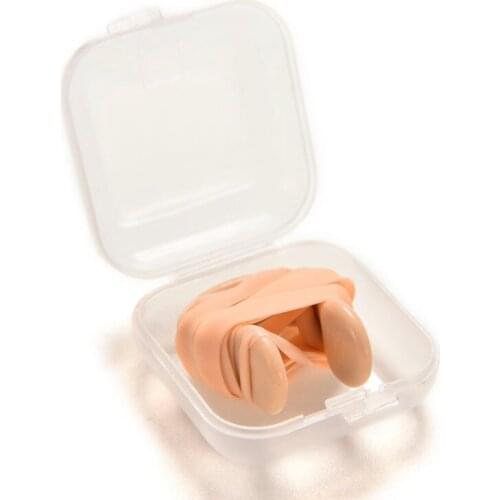 Nose Clip Adult Women Men Swimming Nose Clip Waterproof Soft Water Sport Slightly Sprung Senior Rubber Covered 1PCS