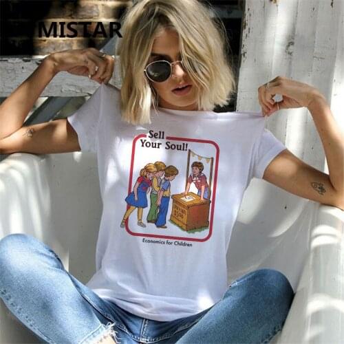 New Summer Vintage Harajuku Funny Aesthetics White Tops T-Shirt Women Fashion Casual Printed Short Sleeve women tee shirts