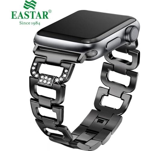 Women Watch Band for Apple Watch Bands 38mm 42mm 40mm44mm Diamond Aluminum alloy Strap for iwatch Series 5 4 3 2 1 Bracelet