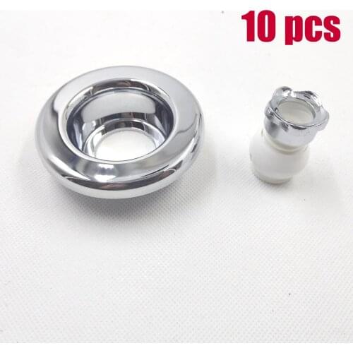 10pcs/Spa bathtub accessories, spa jet table surface and Chrome core