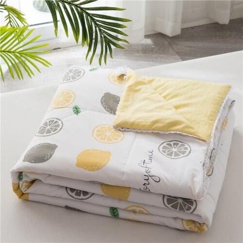 2020 Summer Quilt Washed Cotton Air-conditioning Quilt Soft Breathable Blanket Thin Cotton Comforter Bed Cover Quilting