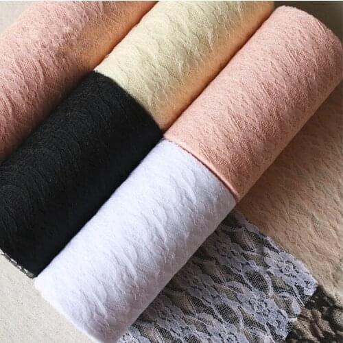 25yard Lace Roll Ribbon Fabric 6inch wide long for Wedding Party Decoration 7LS04
