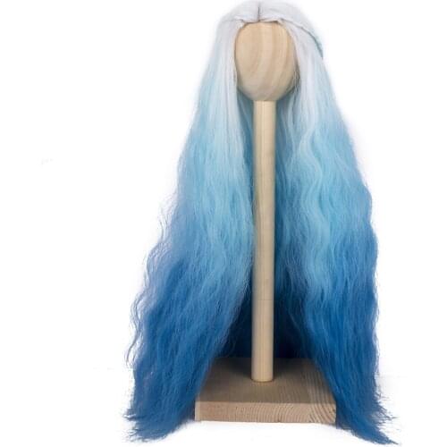 BJD/SD Dolls Wig Hair High temperature fiber Long Curly Ombre Wigs for 1/3 Dolls accessories toys for girl