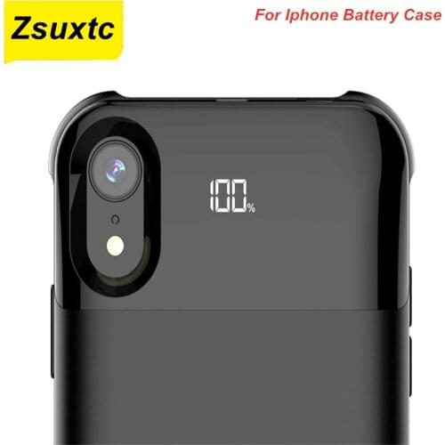 Digital Display Battery Case For Iphone XR XS Max 11 11 Pro 11 Pro Max Battery Case Power Bank Separate Wireless Charging