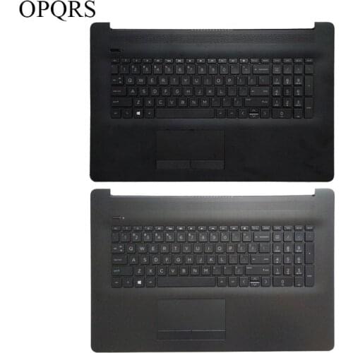 US Laptop keyboard For HP Pavilion 17-BY 17-CA with black palmrest Upper touchpad cover