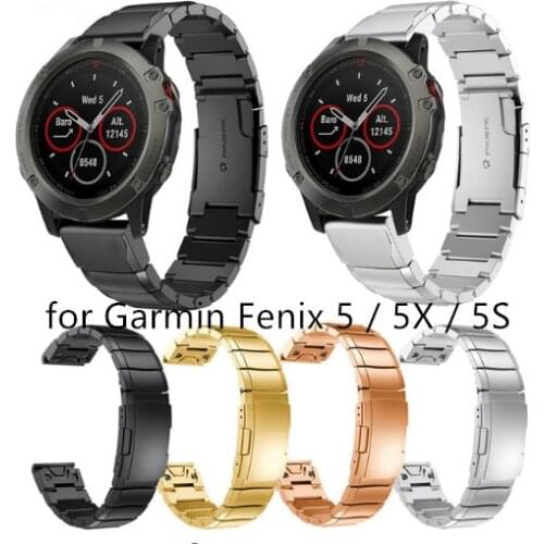 30pcs Metal Watch band Accessories Stainless Steel Quick fit Release Watch Bands Straps for Garmin Fenix 5 5X 5S Fenix 3 3HR